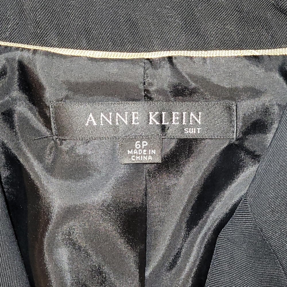 ANNE KLEIN Single button Suit Jacket Women's S6P - Picture 3 of 5